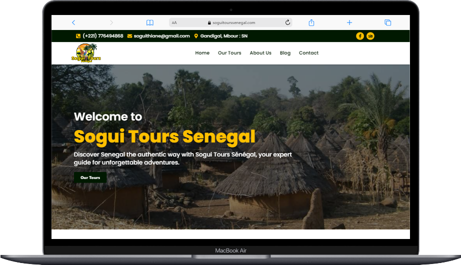 Agence de création de site web tourisme